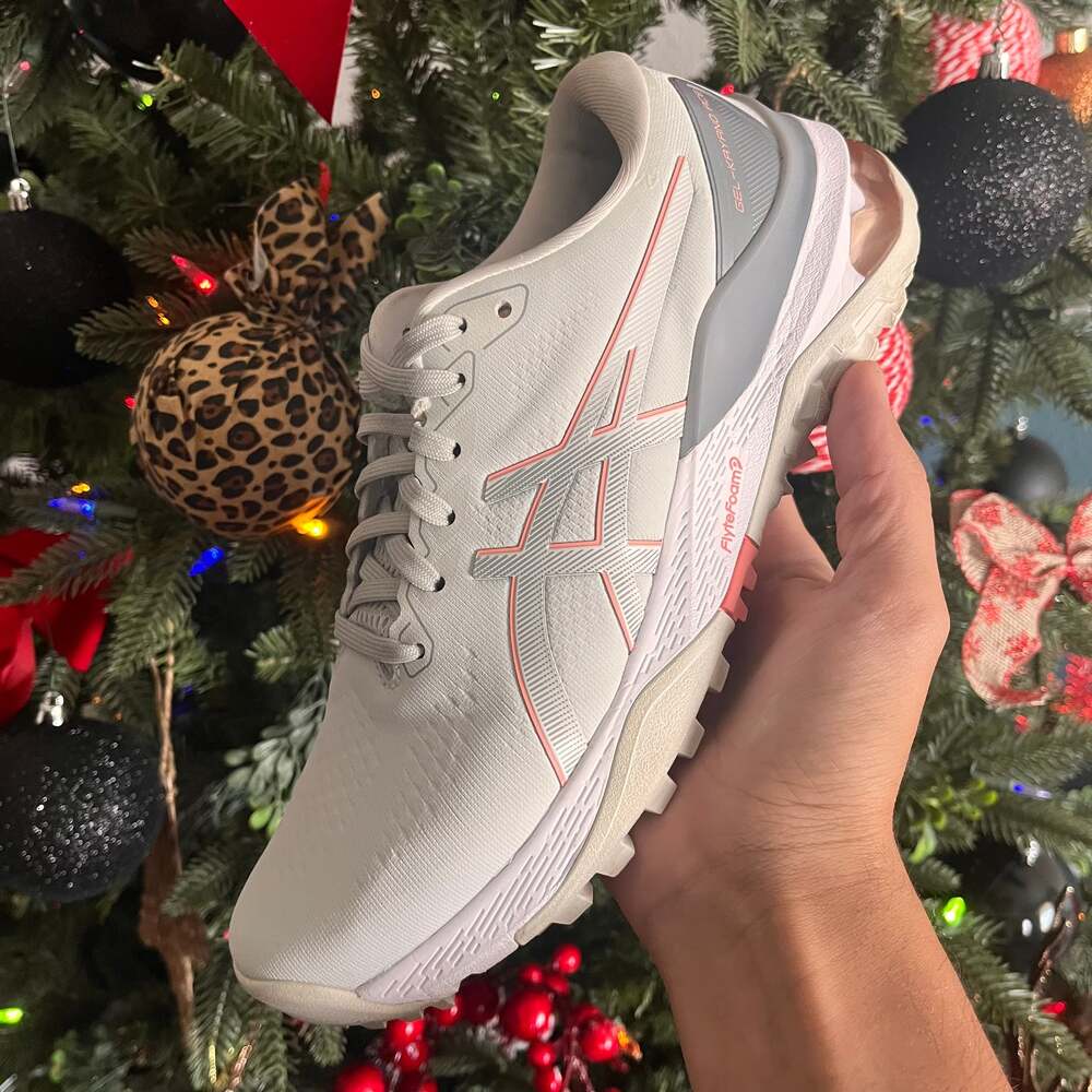 ASICS Women's Gel-Kayano Ace 2 Golf Shoes Glacier Grey/Neon Lime